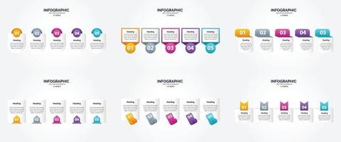 vettore illustrazione infografica piatto design impostato per pubblicità opuscolo aviatore e rivista