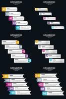 nostro vettore infografica imballare include qualunque cosa voi bisogno per il tuo attività commerciale presentazione.