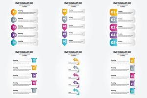 uso Questo impostato di vettore illustrazione infografica per pubblicità nel un' opuscolo. volantino. o rivista.