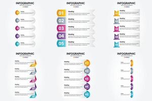 uso Questo vettore illustrazione infografica impostato per pubblicità nel un' opuscolo. volantino. o rivista.