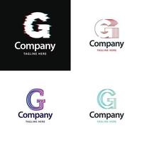 lettera g grande logo imballare design creativo moderno loghi design per il tuo attività commerciale vettore