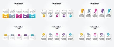 Questo vettore infografica impostato è Perfetto per pubblicità nel un' opuscolo. volantino. o rivista.