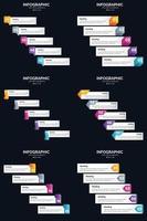 Incremento il tuo attività commerciale con Questo vettore 6 infografica imballare presentazione modello