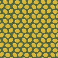 pattern di limoni gialli vettore