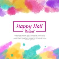 Felice Holi Vector Background