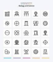 creativo biologia 25 schema icona imballare come come cromosoma. biologia. pericoloso. processi. chimica vettore