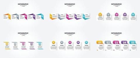 Questo vettore infografica impostato è Perfetto per pubblicità nel un' opuscolo. volantino. o rivista.