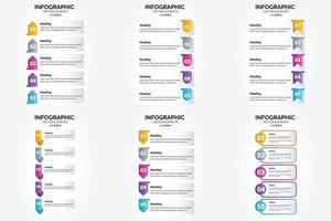 uso Questo impostato di vettore illustrazione infografica per pubblicità nel un' opuscolo. volantino. o rivista.