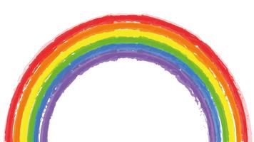 Rainbow acquerello vettore