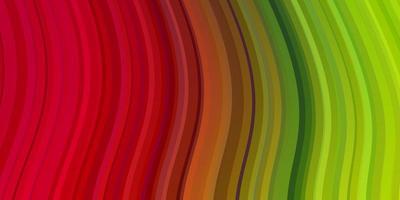 trama vettoriale multicolore leggera con arco circolare.