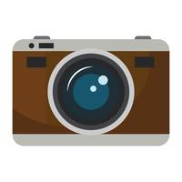 icona di stile isolato dispositivo fotografico fotocamera vettore
