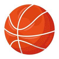 icona di stile isolato palloncino basket vettore