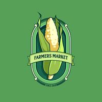 Mercato degli agricoltori Logo vettoriale