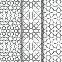 modello di geometria islamica vettore