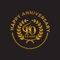 10 anni anniversario celebrazione design con magro numero forma, per speciale celebrazione evento