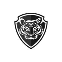 tigre scudo logo design modello ,Leone testa logo ,elemento per il marca identità ,vettore illustrazione vettore