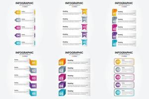 vettore illustrazione infografica piatto design impostato per pubblicità opuscolo aviatore e rivista