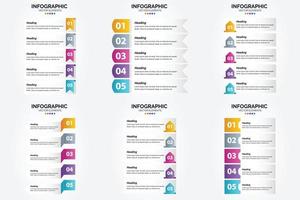 vettore illustrazione infografica piatto design impostato per pubblicità opuscolo aviatore e rivista