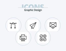 design linea icona imballare 5 icona design. . Inserisci. . Inserisci vettore