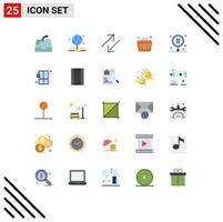 25 creativo icone moderno segni e simboli di ricerca laboratorio scala dna Borsa modificabile vettore design elementi