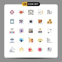 25 creativo icone moderno segni e simboli di serratura clip gioco copione file modificabile vettore design elementi