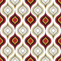 senza soluzione di continuità astratto strutturato sfondo. ikat etnico modello, cinese modello, tessuto tappeto ornamento nativo tessile sfondo . vettore