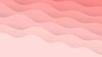 vettore illustrazione rosa onda modello, morbido pendenza pastello onde, astratto rosa conchiglia stile