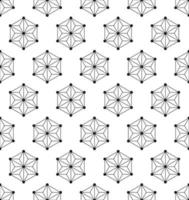 senza soluzione di continuità geometrico nero e bianca modello vettore