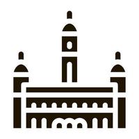 sultano palazzo abdul - samad icona vettore glifo illustrazione