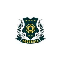 calcio squadra logo su un' distintivo per rappresentare calcio squadra vettore