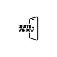 astratto logo icona design idea per attività commerciale azienda. finestre, tecnologia, Internet mobile concetto. vettore