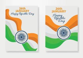 vettore illustrazione di 26th di gennaio, repubblica giorno celebrazione di India. India manifesto design. modello di contento repubblica giorno India manifesti.