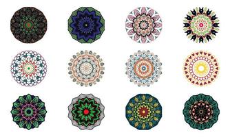 mandala impostare, mandala vettore fascio, Vintage ▾ mandala, colorfull mndala impostare, linea arte, mandala, lusso sfondo mandala, mandala sfondo