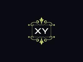 monogramma lusso xy logo, minimo xy lusso logo design vettore