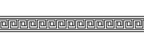 senza soluzione di continuità meandro modelli. greco meandros, greca o chiave. ornamento per acient Grecia stile frontiere. vettore illustrazione