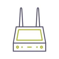 unico router vettore icona