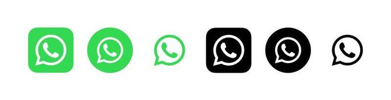 WhatsApp logo, WhatsApp icona logo vettore, gratuito vettore