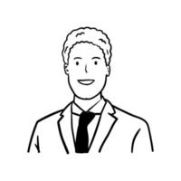 persone avatar personaggio illustrazione con minimalista design vettore