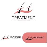 capelli trattamento logo capelli trapianto logo, rimozione logo vettore Immagine design illustrazione