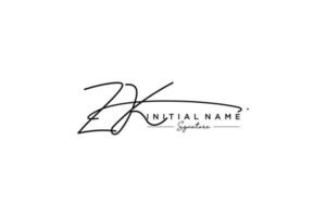 iniziale zj firma logo modello vettore. mano disegnato calligrafia lettering vettore illustrazione.