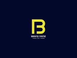 b lettera logo vettore