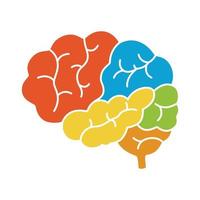 un' diagramma di il umano cervello lato Visualizza, anatomia.
