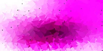 sfondo triangolo astratto vettoriale rosa chiaro.