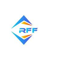 rff astratto tecnologia logo design su bianca sfondo. rff creativo iniziali lettera logo concetto. vettore