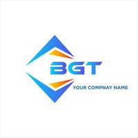 bgt astratto tecnologia logo design su bianca sfondo. bgt creativo iniziali lettera logo concetto. vettore