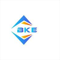 bke astratto tecnologia logo design su bianca sfondo. bke creativo iniziali lettera logo concetto. vettore