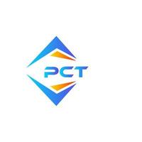 pct astratto tecnologia logo design su bianca sfondo. pct creativo iniziali lettera logo concetto. vettore