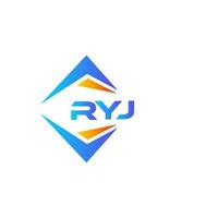 ryj astratto tecnologia logo design su bianca sfondo. ryj creativo iniziali lettera logo concetto. vettore