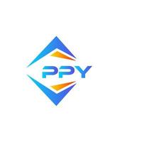 ppy astratto tecnologia logo design su bianca sfondo. ppy creativo iniziali lettera logo concetto. vettore