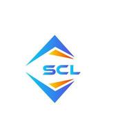 scl astratto tecnologia logo design su bianca sfondo. scl creativo iniziali lettera logo concetto. vettore